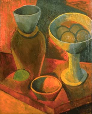Pablo Picasso Painting Jug And Fruit Dish Cruche Et Compotier